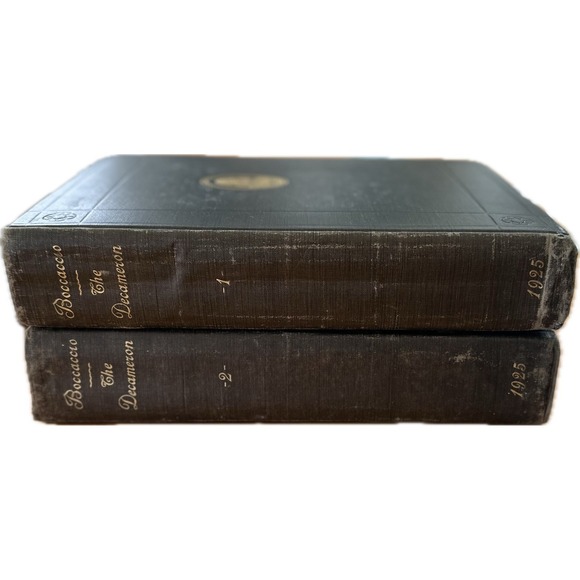 The Decameron Giovanni Boccaccio (1925) Vol.1 & 2 Limited Edition Signed by Pub.